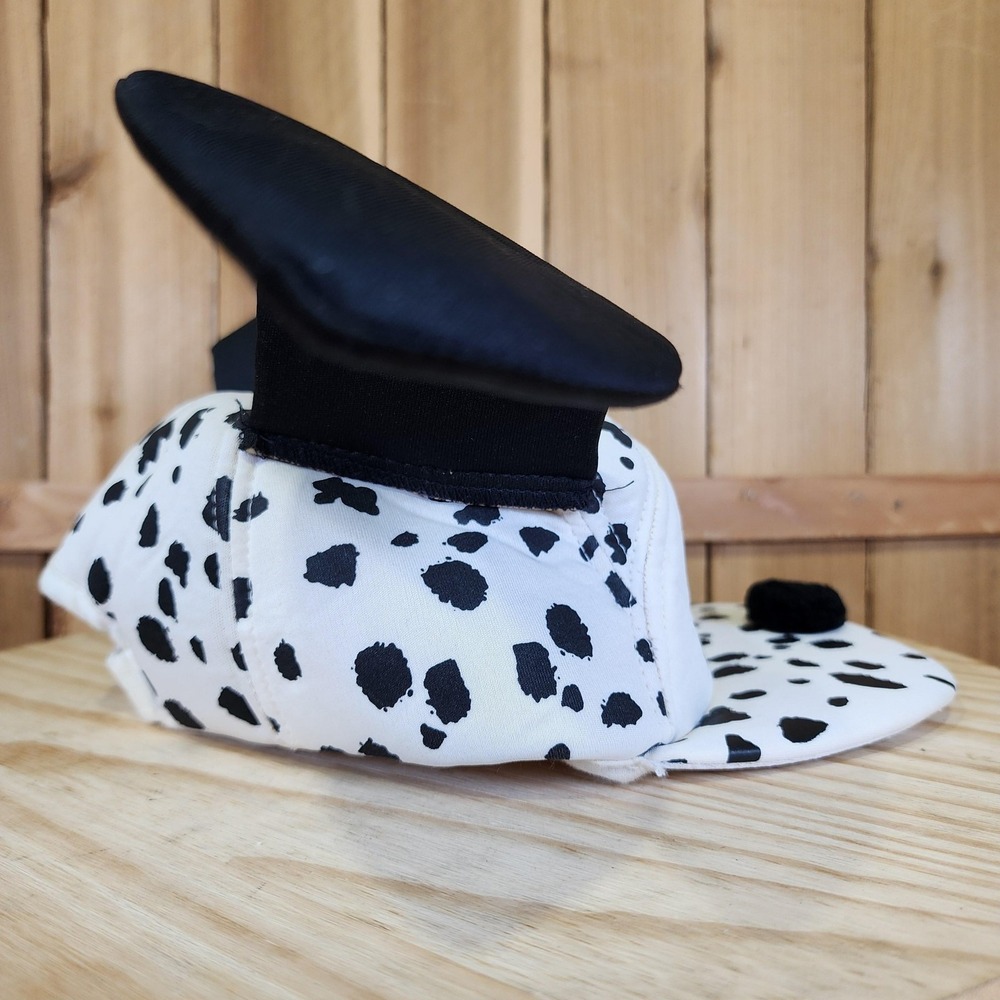 Vintage Disney 101 Dalmatians Hat Cap Fitted Boys One Size White Costume 90s - Picture 4 of 7